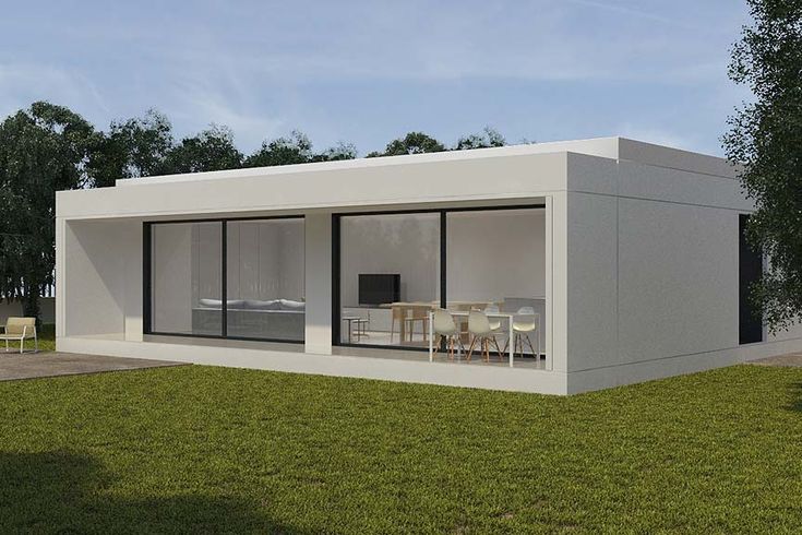 Casas prefabricadas de madera modernas